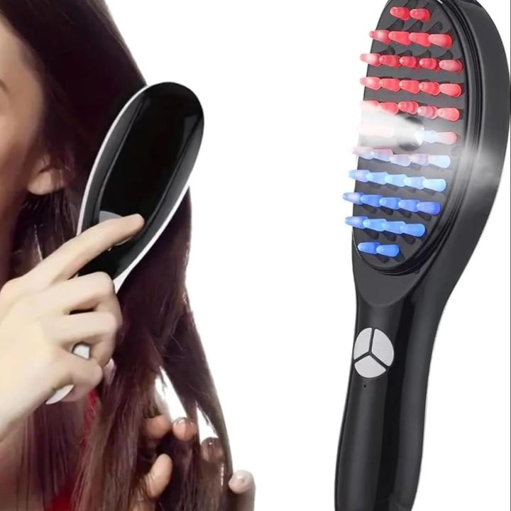 Electric Scalp Massager Comb – Hair Growth & Hair Loss Prevention