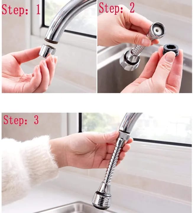 360° Rotating Faucet Extender