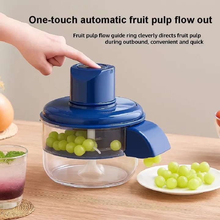Automatic Peeling Tool for Grapes, Cherry Tomatoes, Garlic & More | Portable, Fast & Easy Kitchen Gadget
