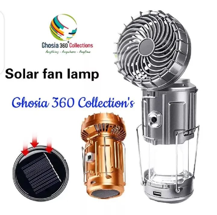 Camping Light + Fan
