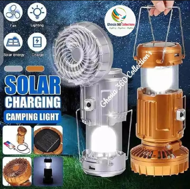 Camping Light + Fan
