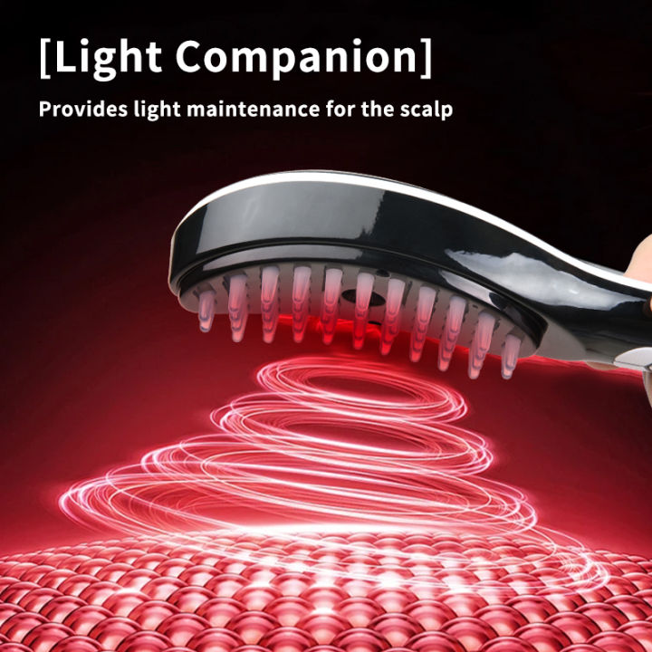 Electric Scalp Massager Comb – Hair Growth & Hair Loss Prevention