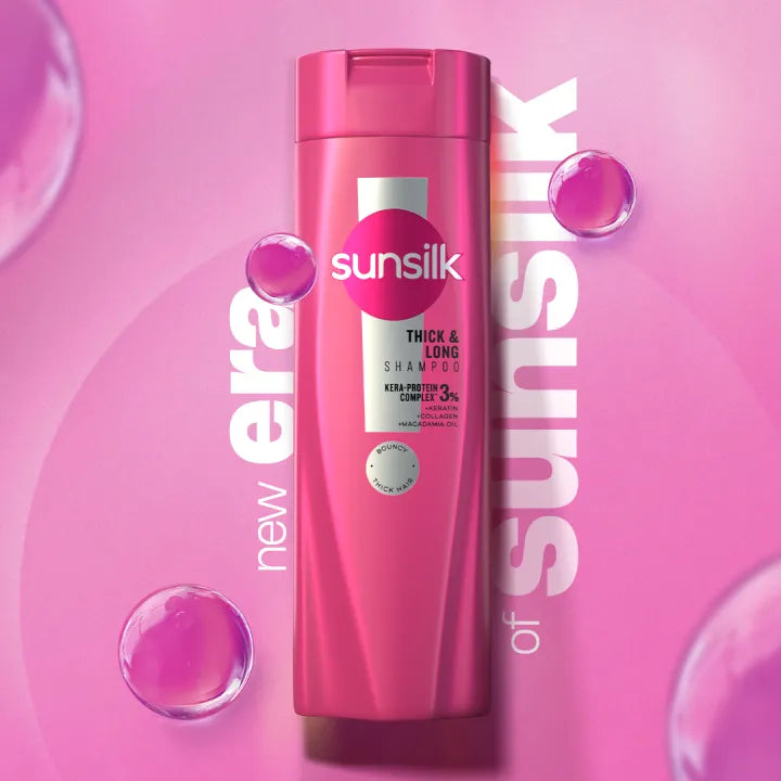Sunsilk Thick And Long Shampoo 360ML - Image 1