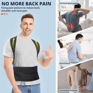 Spider Belt Adjustable Posture Belt - worn view