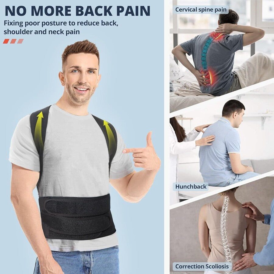 Spider Belt Adjustable Posture Belt - worn view